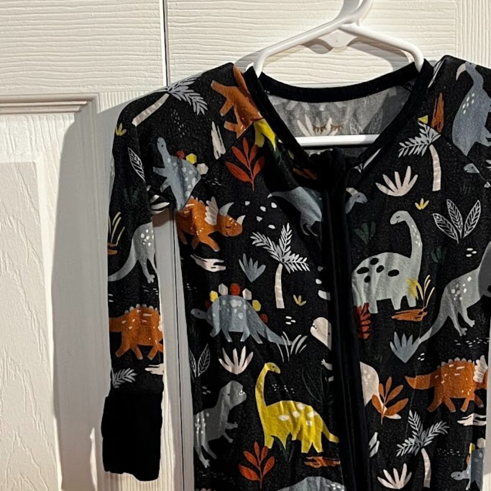 Little Sleepies 6-12m Jurassic Jungle Zippy